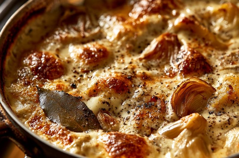 Chicken Au Poivre with Buttery Skillet Vegetables