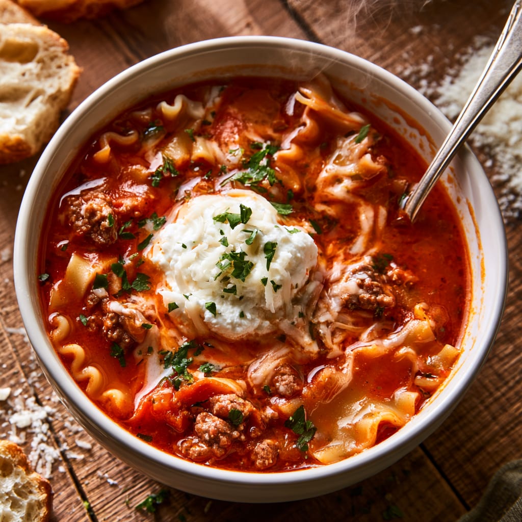 Cozy Lasagna Soup for the Soul, One-Pot Comfort