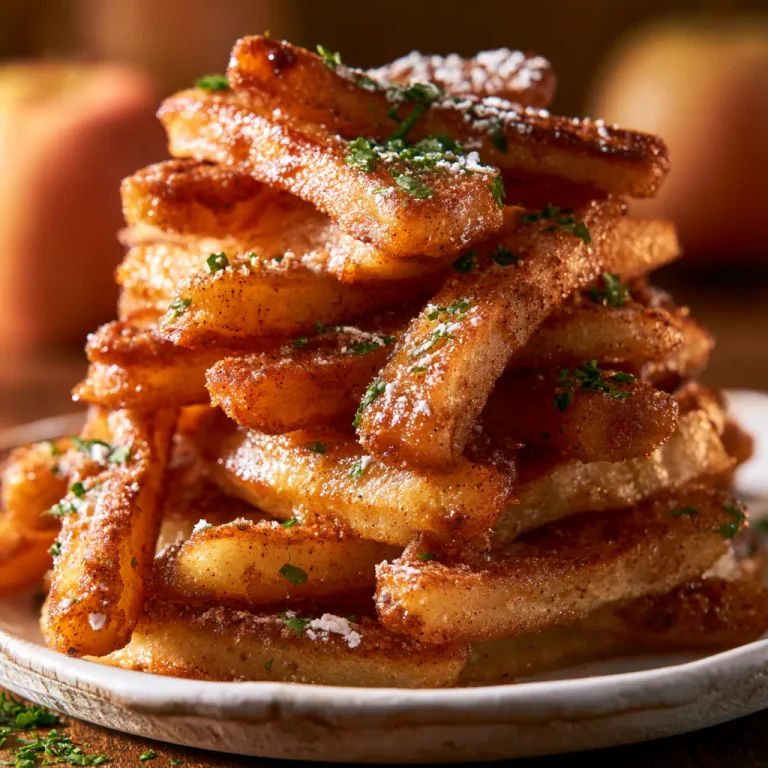 Crispy Air Fryer Apple Fries | Easy Fall Snack