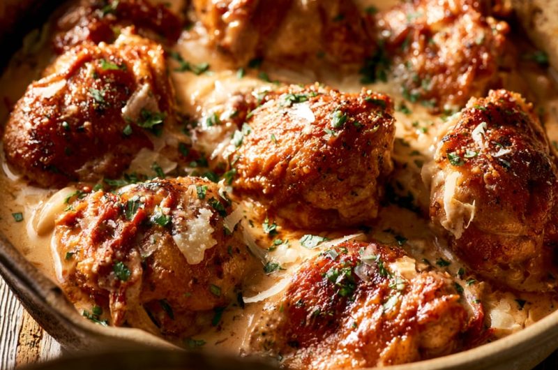 Crockpot Marry Me Chicken with Creamy Sun-Dried Tomato Sauce