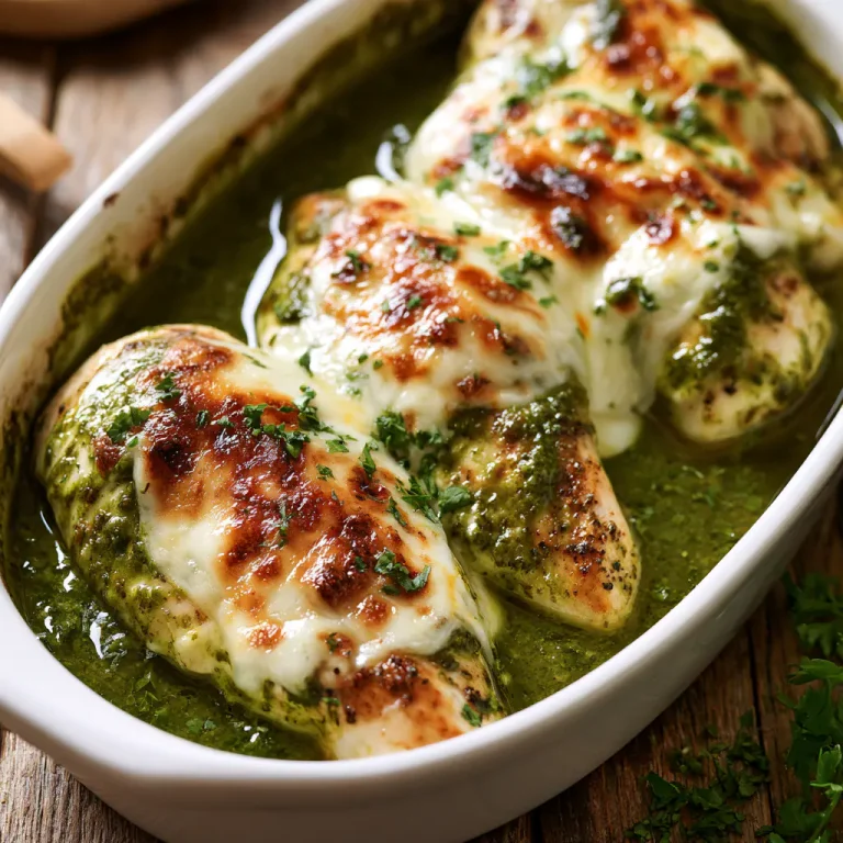 Easy Baked Pesto Chicken | Family Weeknight Dinner