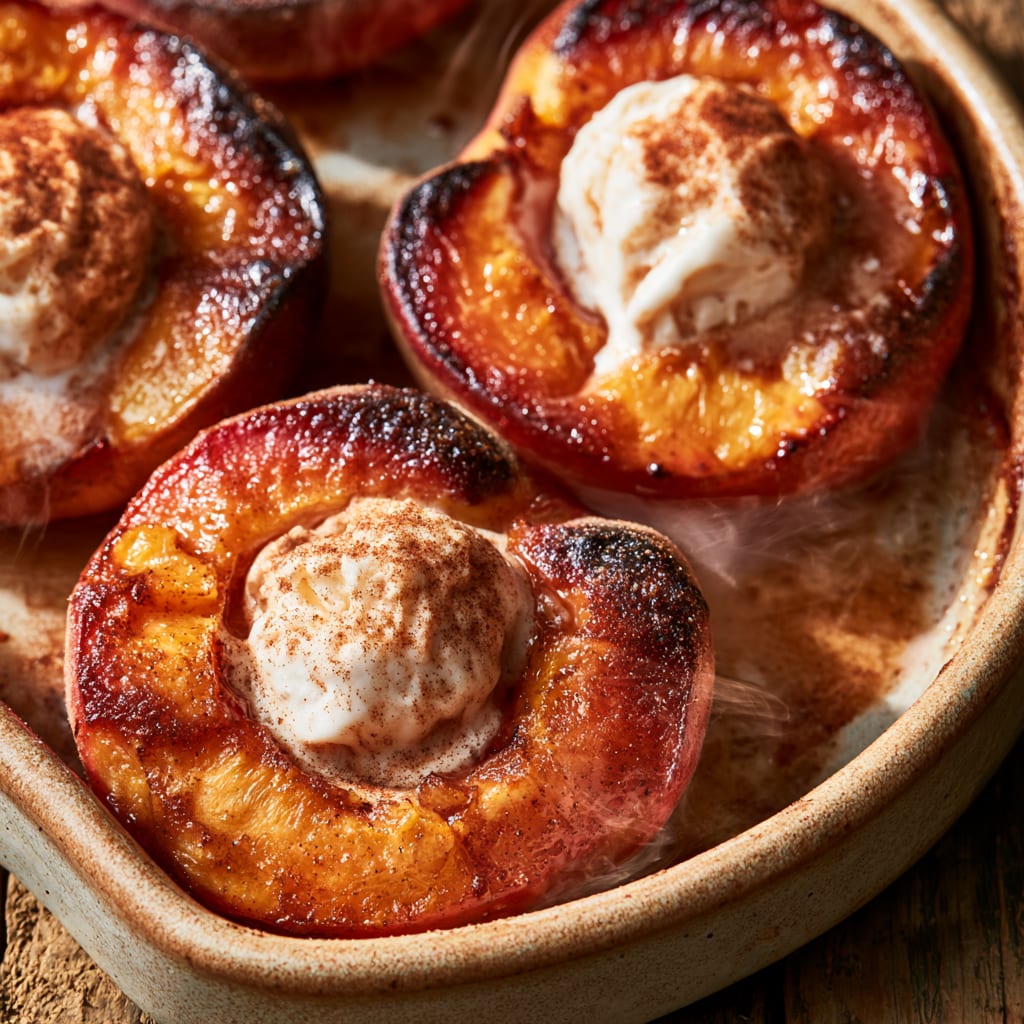 Easy Cinnamon Baked Fresh Peaches Recipe | Sweet Summer Treat