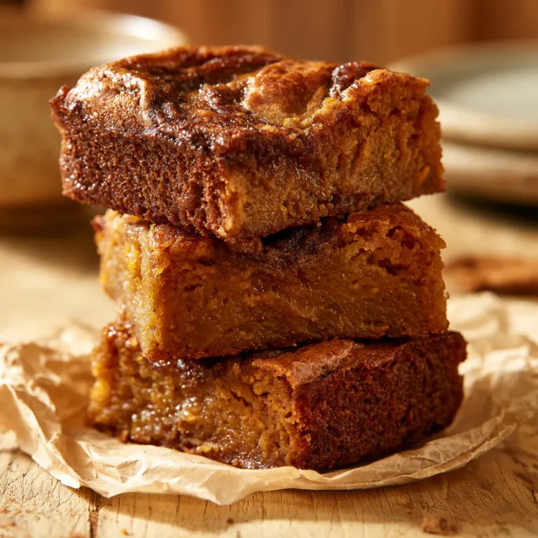 Easy Pumpkin Blondies | Cozy Fall Dessert