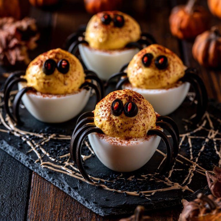Halloween Deviled Eggs: Easy Spider Appetizer Everyone Loves