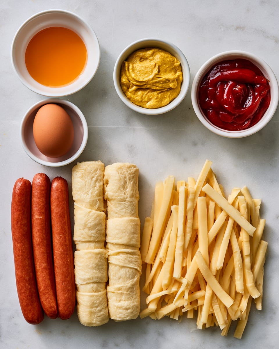 Ingredients for Halloween Potluck Mummy Hot Dogs Everyone Fights Over