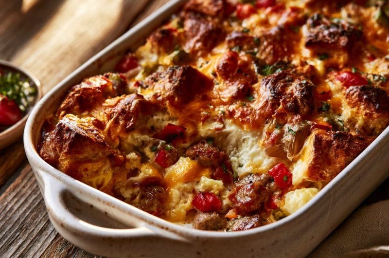 HOCO Brunch Casserole: Easy Overnight Breakfast Bake