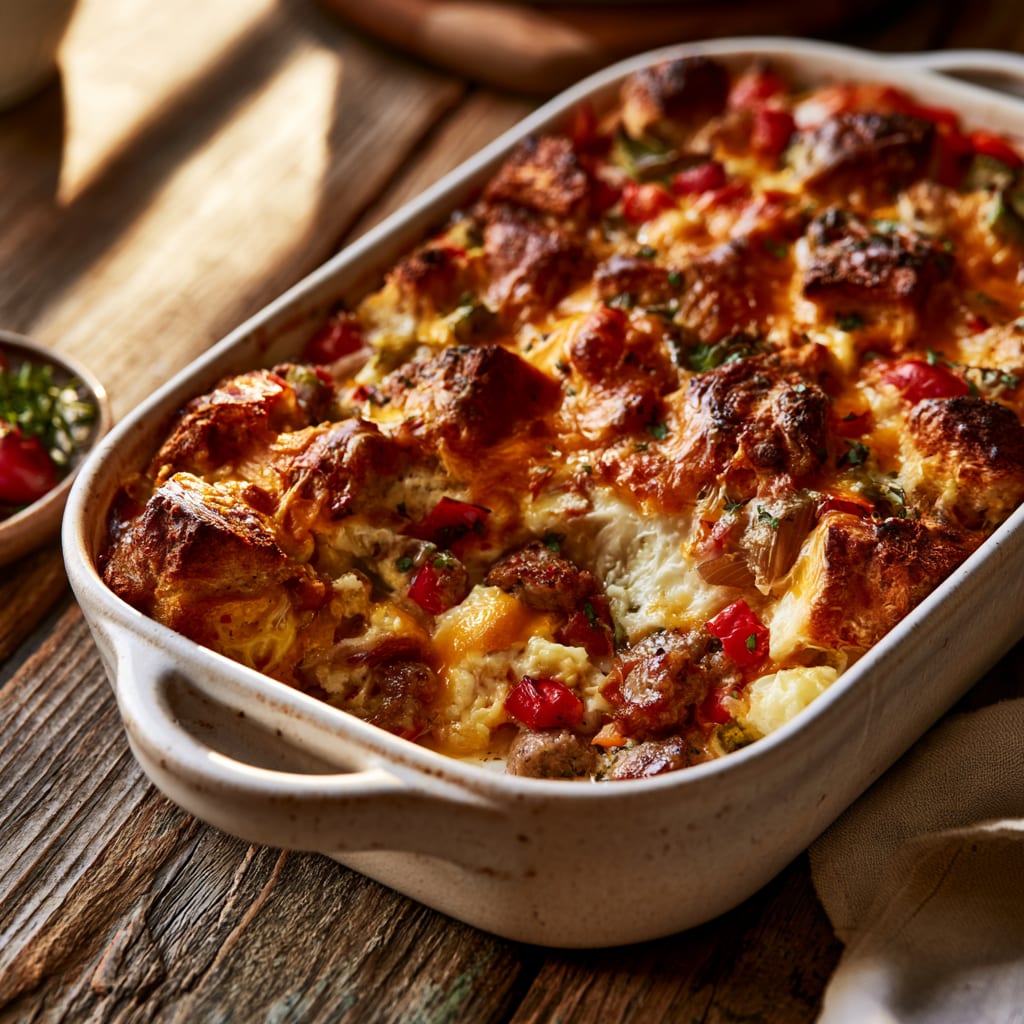HOCO Brunch Casserole: Easy Overnight Breakfast Bake