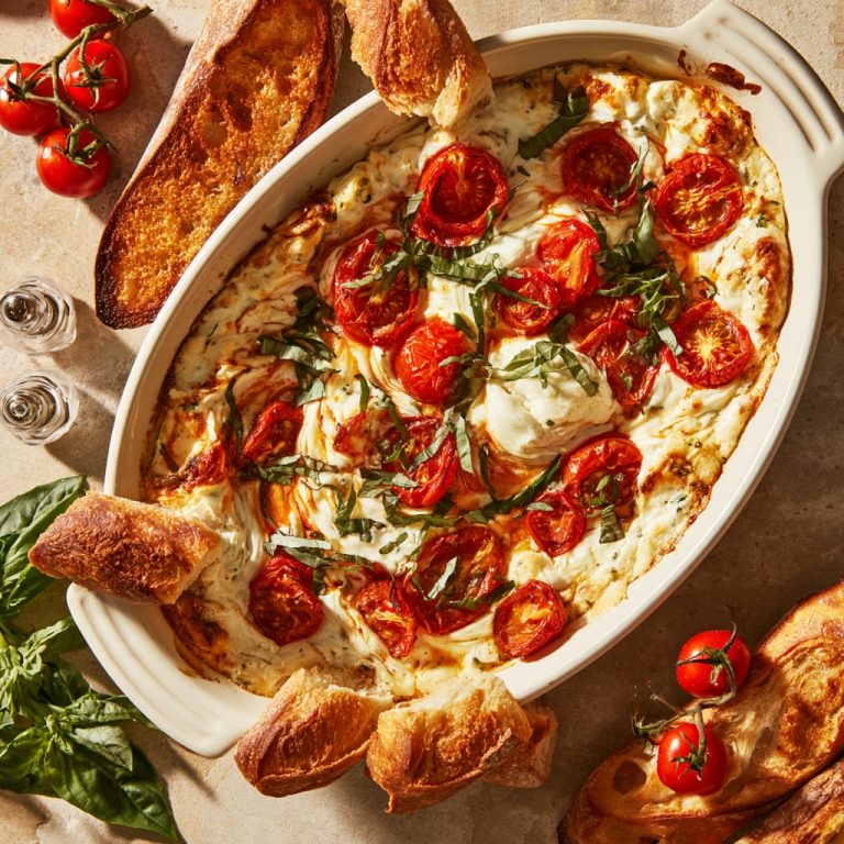 New Year's Eve Appetizer: Easy Caprese Dip in Minutes