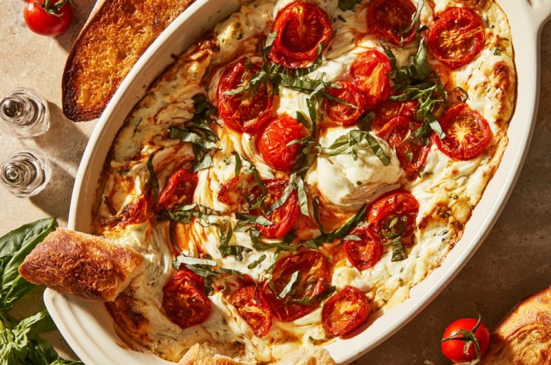 New Year's Eve Appetizer: Easy Caprese Dip in Minutes