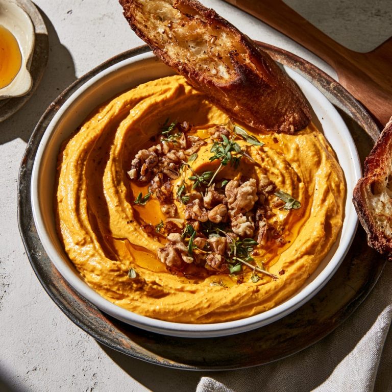 Pumpkin Whipped Feta Dip: The Creamy Fall Appetizer Everyone Requests