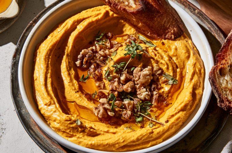 Pumpkin Whipped Feta Dip: The Creamy Fall Appetizer Everyone Requests