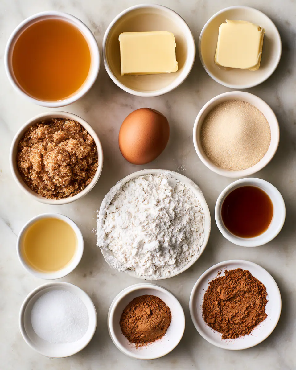 Ingredients for Soft Apple Cider Cookies | Cozy Fall Baking