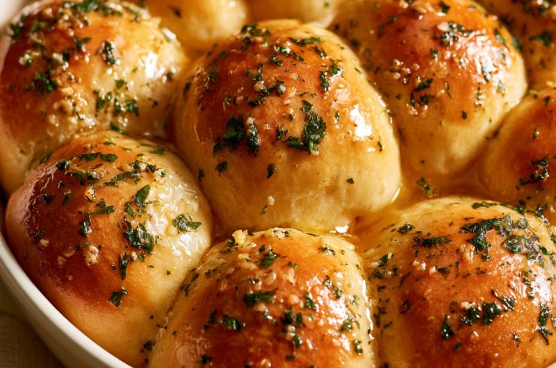 Thanksgiving Garlic Butter Bread Rolls Everyone Fights Over
